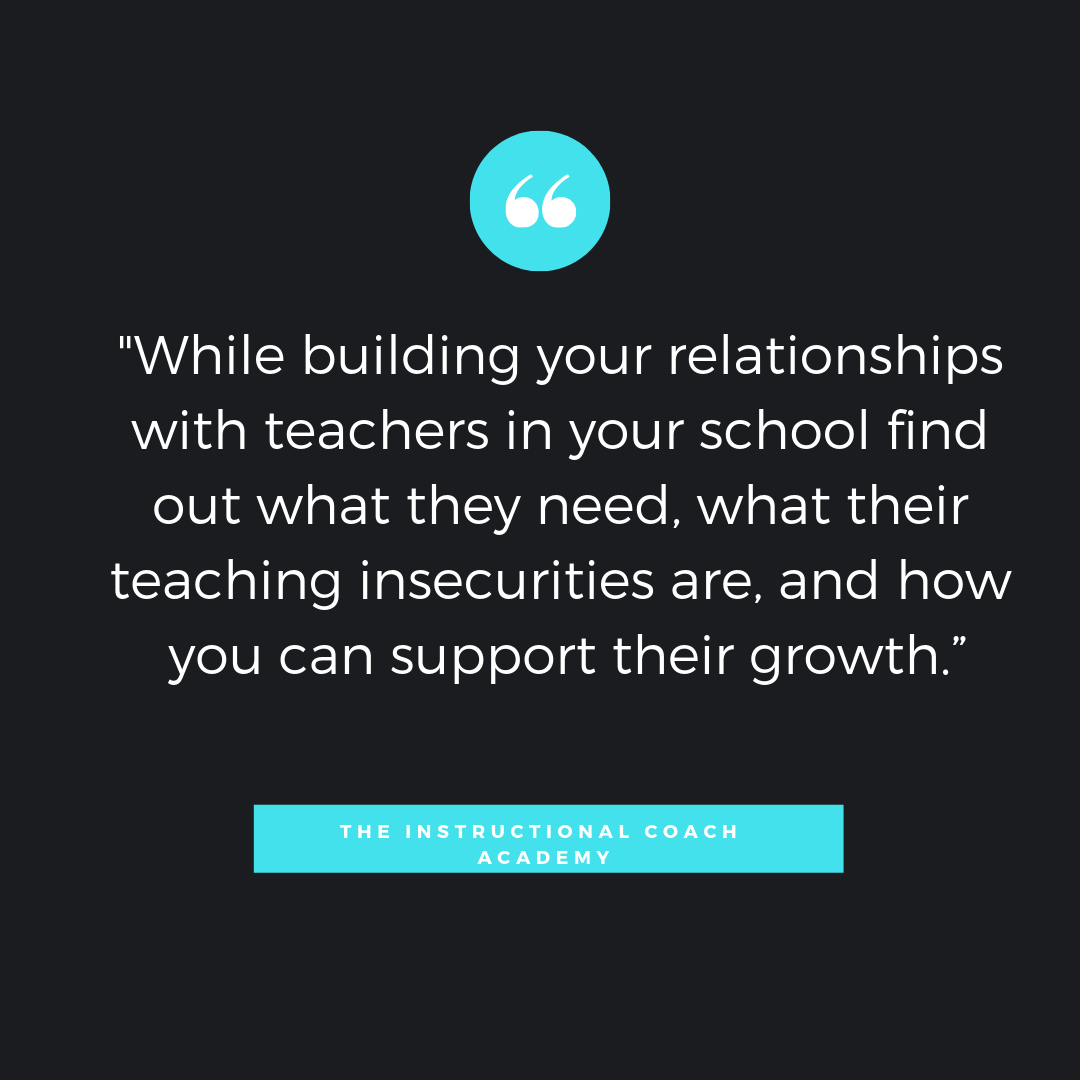 Creating Partnerships in Uncomfortable Situations as an Instructional Coach