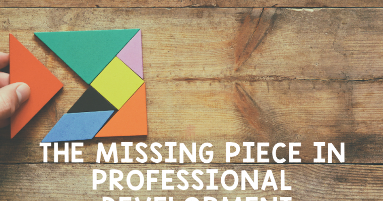 The Missing Piece in Professional Development