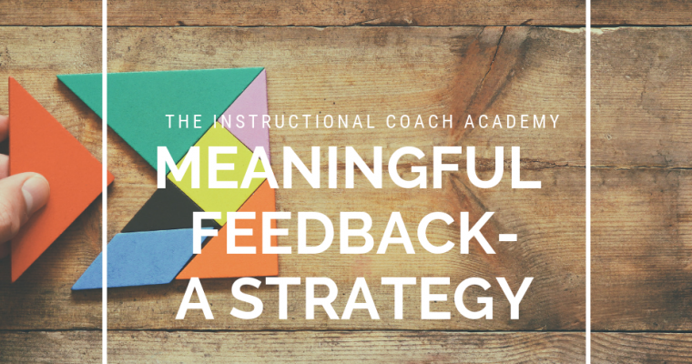 Meaningful Feedback-A Strategy
